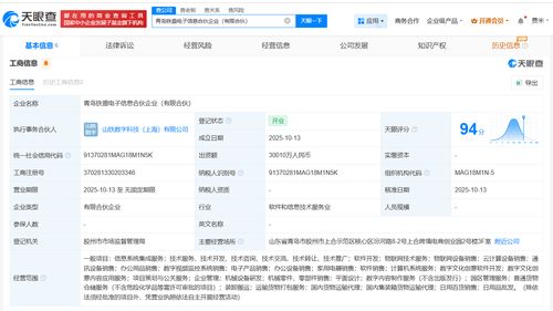 山東鐵路發(fā)展基金等成立電子信息合伙企業(yè)，助力信息系統(tǒng)集成服務(wù)發(fā)展